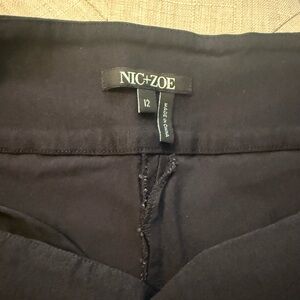 NIC+ZOE Elegant Black Trousers